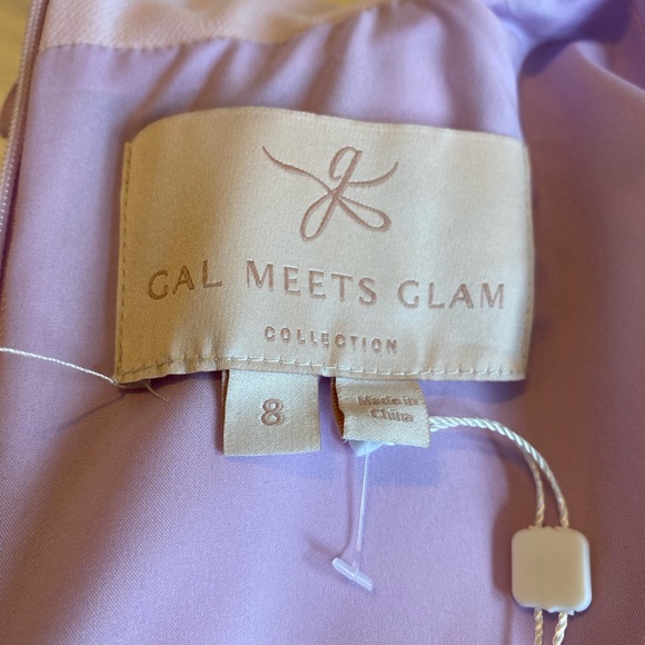 Gal Meets Glam Emma Dress in Lilac Size 8 New with Tags - Picture 10 of 14